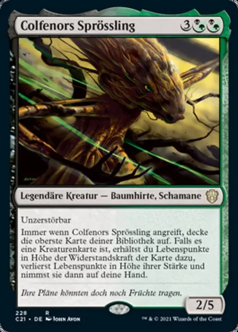 Colfenors Sprössling C21-228 Rare Deutsch