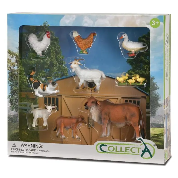 CollectA - 84049 - 9 ST BAUERNHOF-LEBEN SET WINDOW BOX