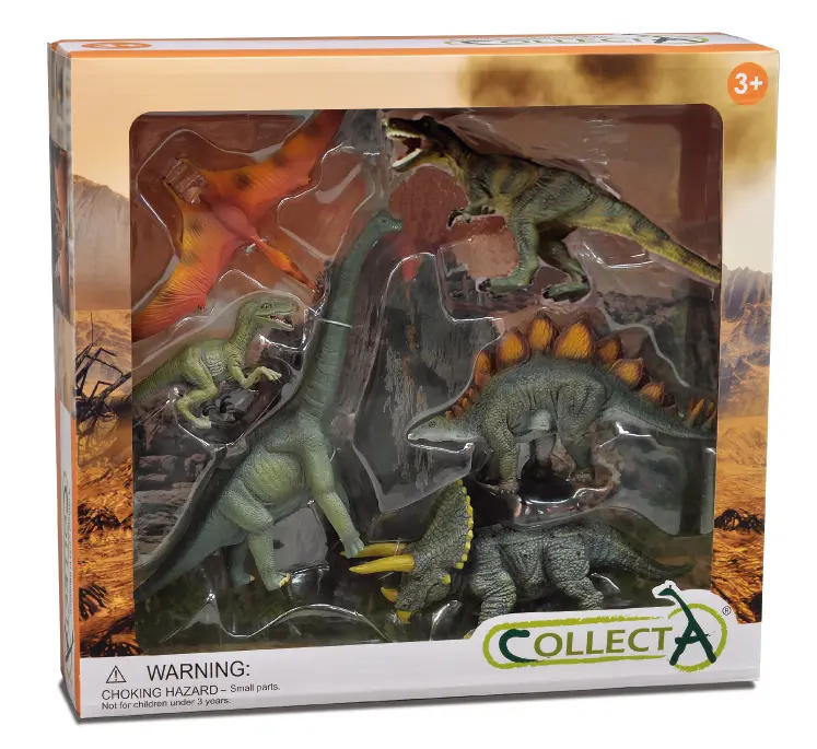 CollectA - 89494 - 6 ST DINOSAURIER SET WINDOW BOX