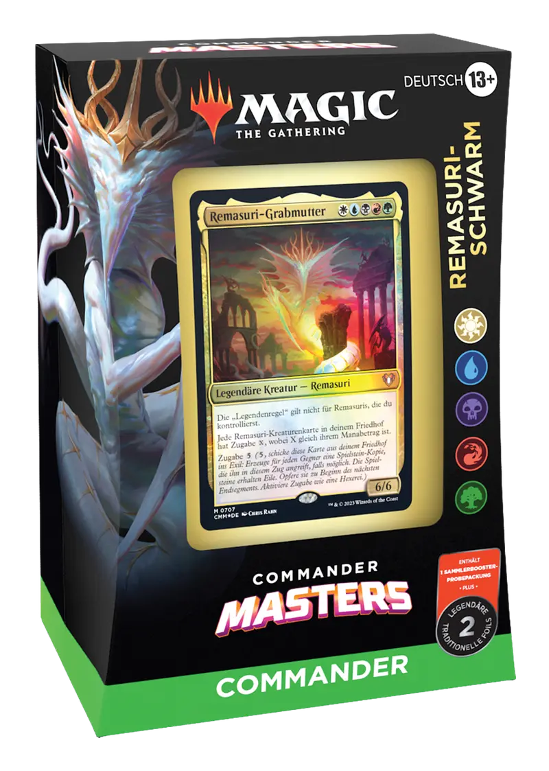 Commander Masters Commander Deck Remasuri-Schwarm DE