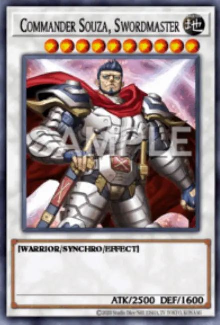 Commander Souza, Swordmaster (V.3) L26D-ENX42 Starlight Rare Englisch