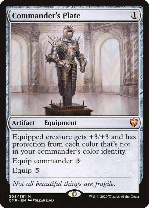 Commander's Plate CMR-305 Mythic Englisch