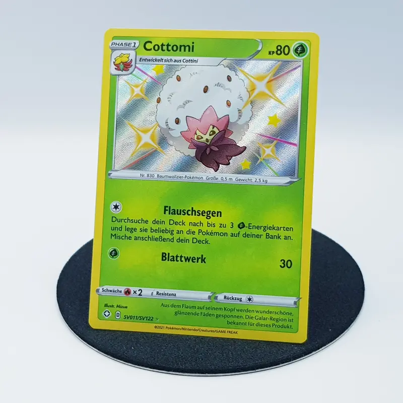 Cottomi SV011/SV122 ultra rare holo - Glänzendes Schicksal 2021 DE Pokemon