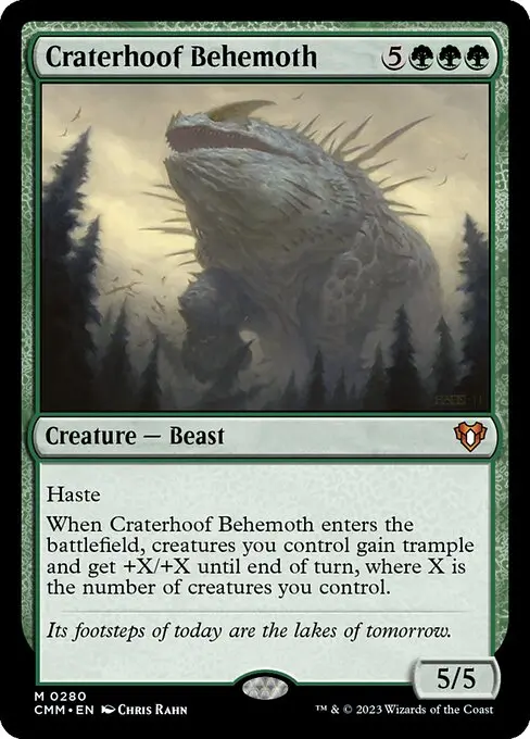 Craterhoof Behemoth CMM-280 Mythic Englisch