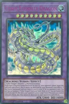 Cyber Ewigkeitsdrache (V.4) LDS2-033 Ultra Rare Near Mint Deutsch 1. Auflage