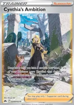 Cynthia's Ambition CRZ-GG60 Ultra Rare Englisch