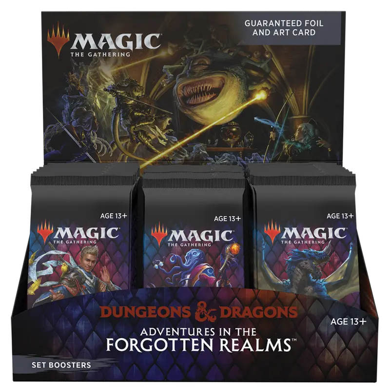 D&D Adventures in the Forgotten Realms - Set-Booster Display - englisch