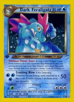 Dark Feraligatr NDE-5 Holo Rare Englisch