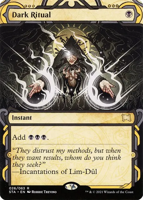 Dark Ritual (V.1) STA-26 Rare Englisch