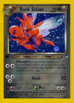 Dark Scizor NDE-9 Holo Rare Englisch