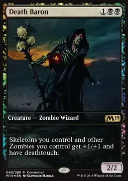 Death Baron CNPR- Rare Light Played Englisch Foil