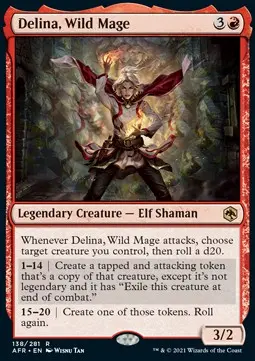 Delina, Wild Mage AFR-138 Rare Excellent Englisch