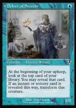 Delver of Secrets / Insectile Aberration XINR-457 Common Good Englisch Foil