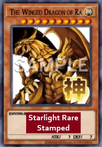 Der geflügelte Drache von Ra (V.2) RA05-DE130 Starlight Rare Deutsch