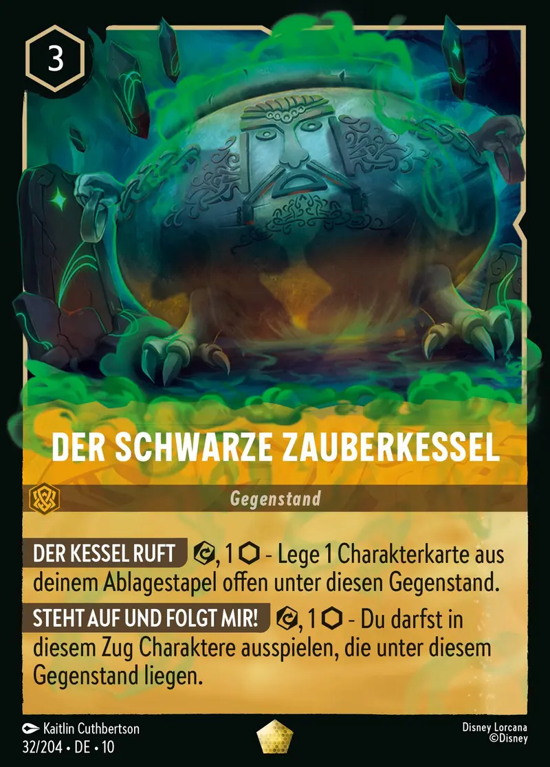 Der schwarze Zauberkessel (V.1) 10WHI-032 Legendary Deutsch