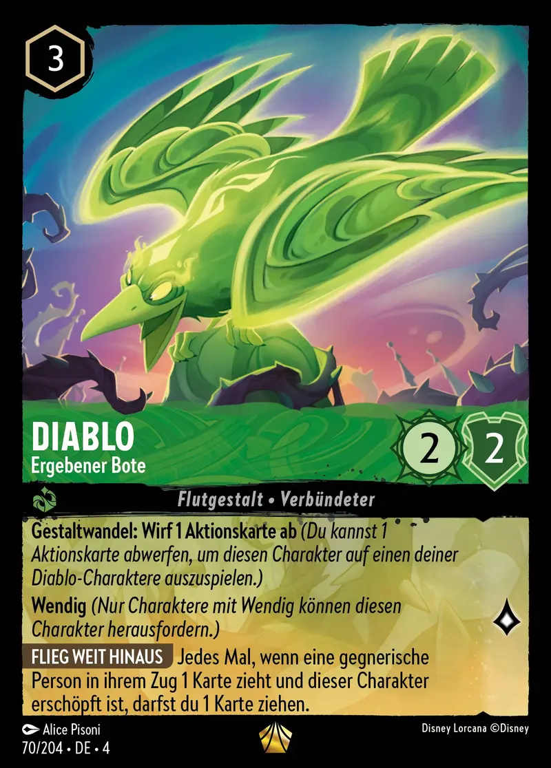 Diablo - Ergebener Bote (V.1) 4URS-070 Legendary Deutsch