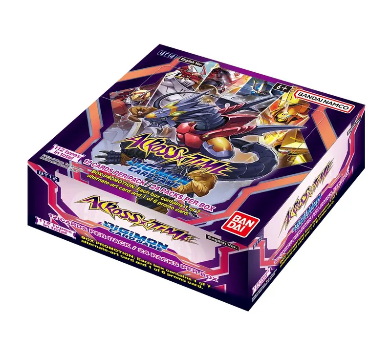 Digimon Card Game - Across Time Booster Display BT12 (24 Packs) - EN