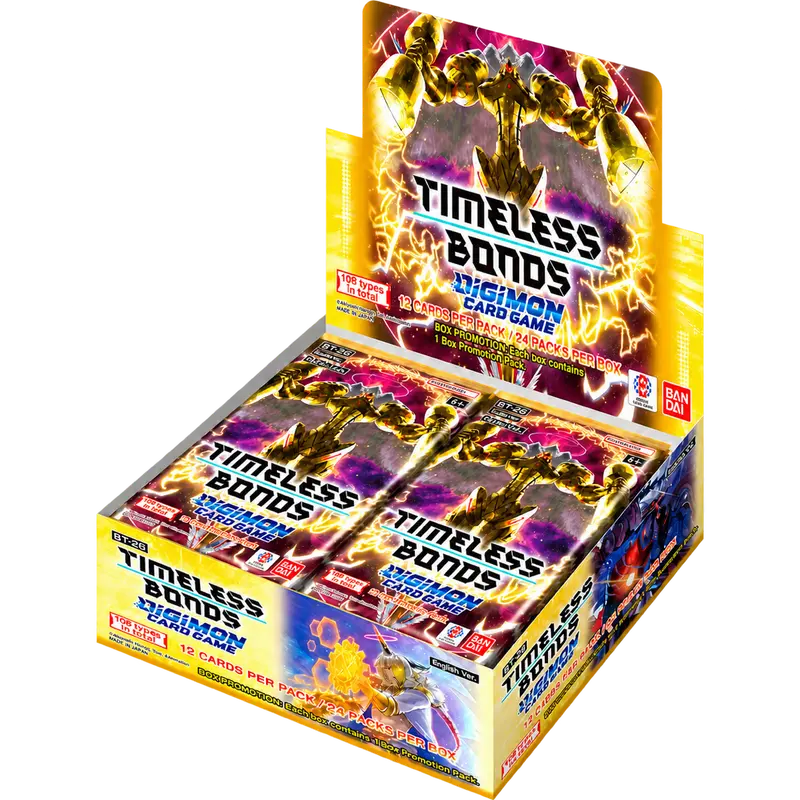 Digimon Card Game – Timeless Bonds BT-26 Booster Display (24 Packs) – EN