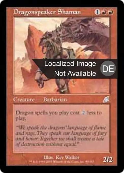 Drachensprecher-Schamane SCG-89 Uncommon Deutsch