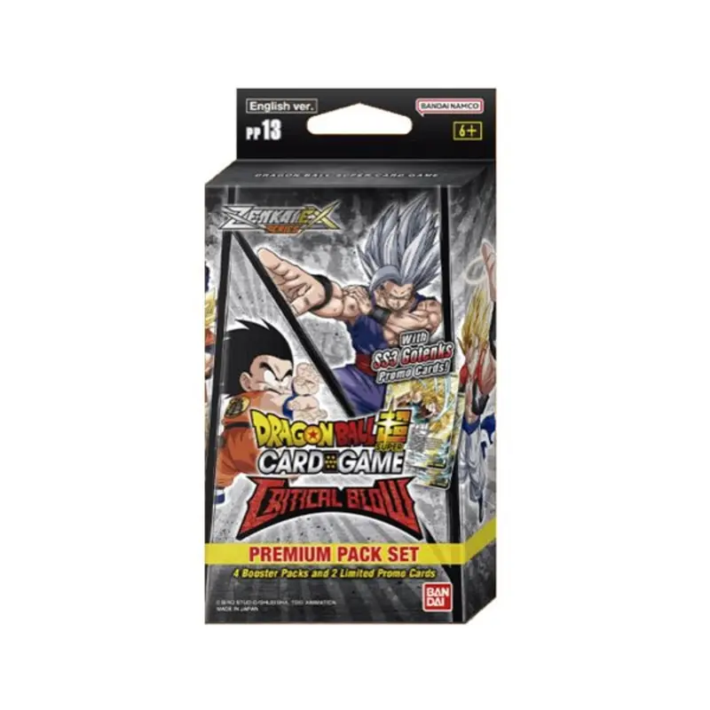 Dragon Ball Super PP13 Critical Blow EN 4 Booster