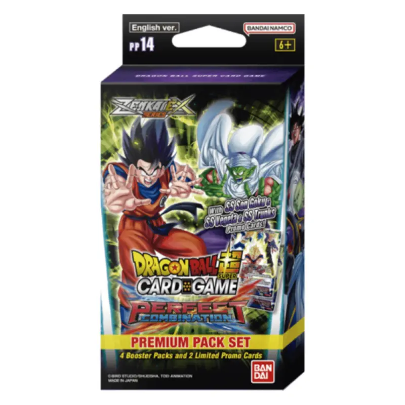 Dragon Ball Super PP14 Perfect Combination EN 4 Booster