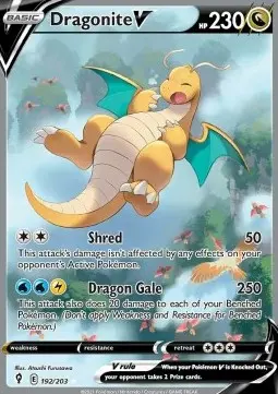Dragonite V EVS-192 Ultra Rare Englisch