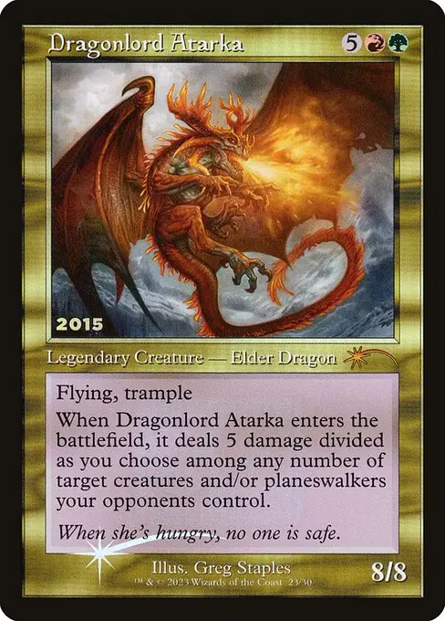 Dragonlord Atarka 30C-2015 Mythic Englisch