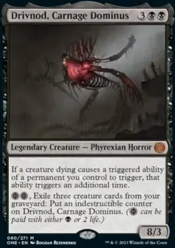 Drivnod, Carnage Dominus ONE-90 Mythic Near Mint Englisch