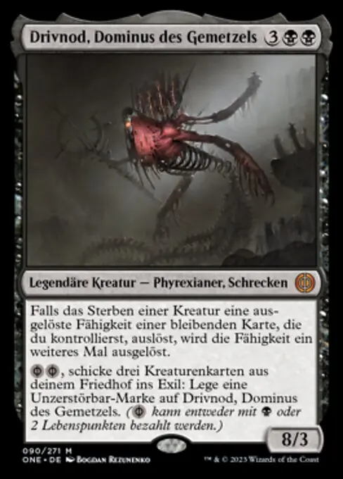 Drivnod, Dominus des Gemetzels ONE-90 Mythic Deutsch
