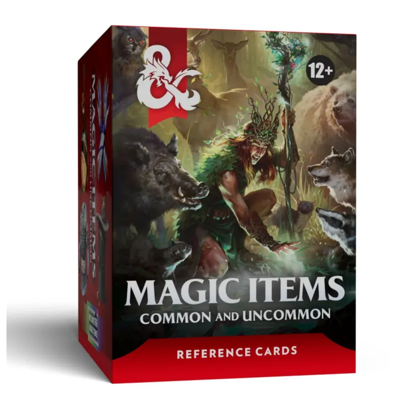 Dungeons & Dragons Trove Reference Cards Magic Items Common and Uncommon Englisch