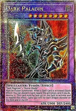 Dunkler Paladin (V.2) RA03-126 Quarter Century Secret Rare Near Mint Deutsch 1. Auflage