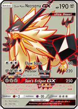 Dusk Mane Necrozma GX UPR-145 Ultra Rare Englisch