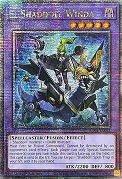 El Schattenpuppe Winda (V.5) RA04-052 Quarter Century Secret Rare Near Mint Deutsch 1. Auflage