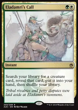 Eladamri's Call A25-203 Rare Near Mint Englisch Foil