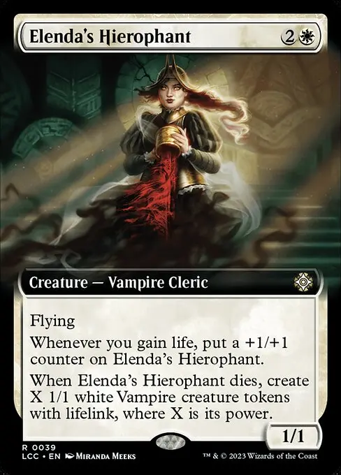 Elenda's Hierophant XLCC-39 Rare Englisch