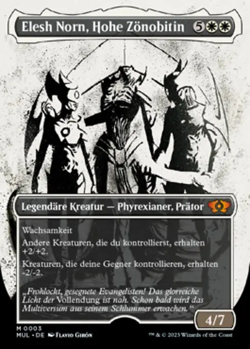 Elesh Norn, Hohe Zönobitin (V.1) MUL-3 Mythic Deutsch