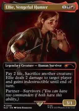 Ellie, Vengeful Hunter SLDPS-2203 Mythic Near Mint Englisch
