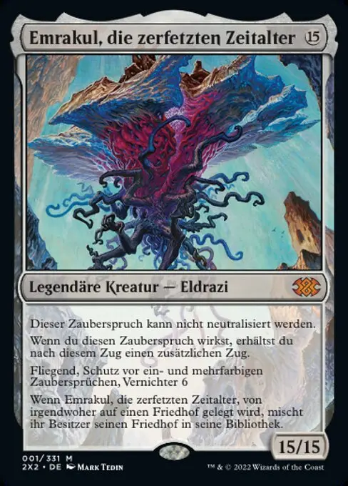 Emrakul, die zerfetzten Zeitalter 2X2-1 Mythic Deutsch
