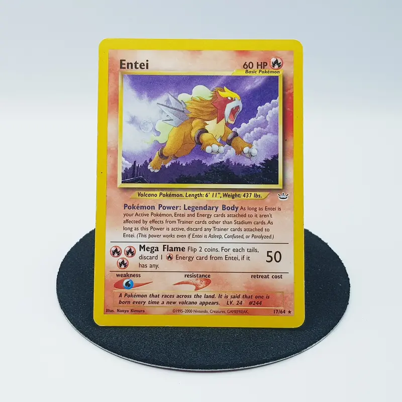 Entei 17/64 - Neo Revelation 2001 - EN - Pokemon Karte