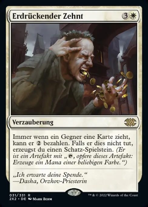 Erdrückender Zehnt 2X2-31 Rare Deutsch