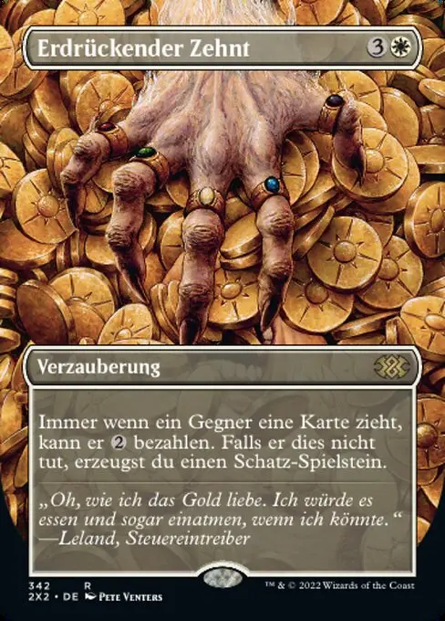 Erdrückender Zehnt (V.1) X2X2-342 Rare Deutsch