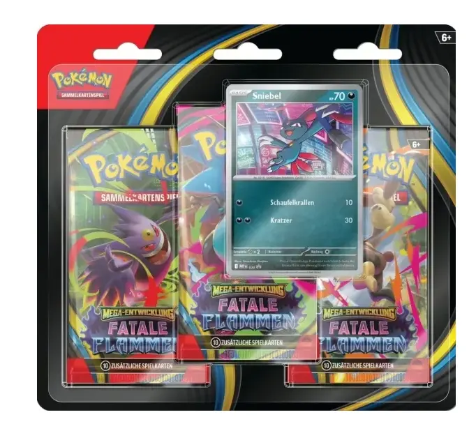 Fatale Flammen 3-Pack Blister