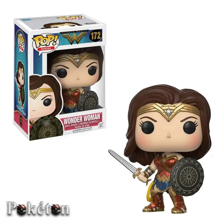 FUNKO POP #172 Wonder Woman - Vinyl Figur NEU