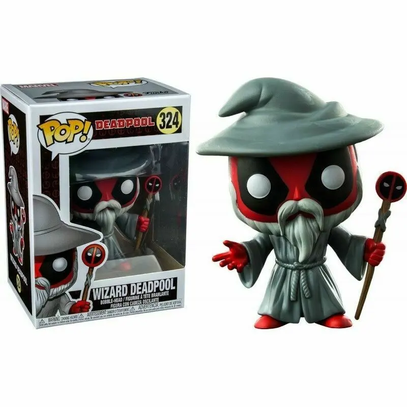 FUNKO POP #324 Wizard Deadpool Special Editon Vinyl Figur NEU sealed