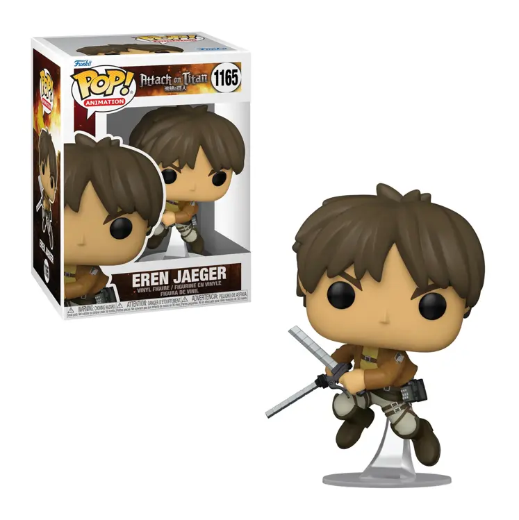 FUNKO POP - Attack on Titan #1165 Eren Jaeger - Vinyl Figur NEU