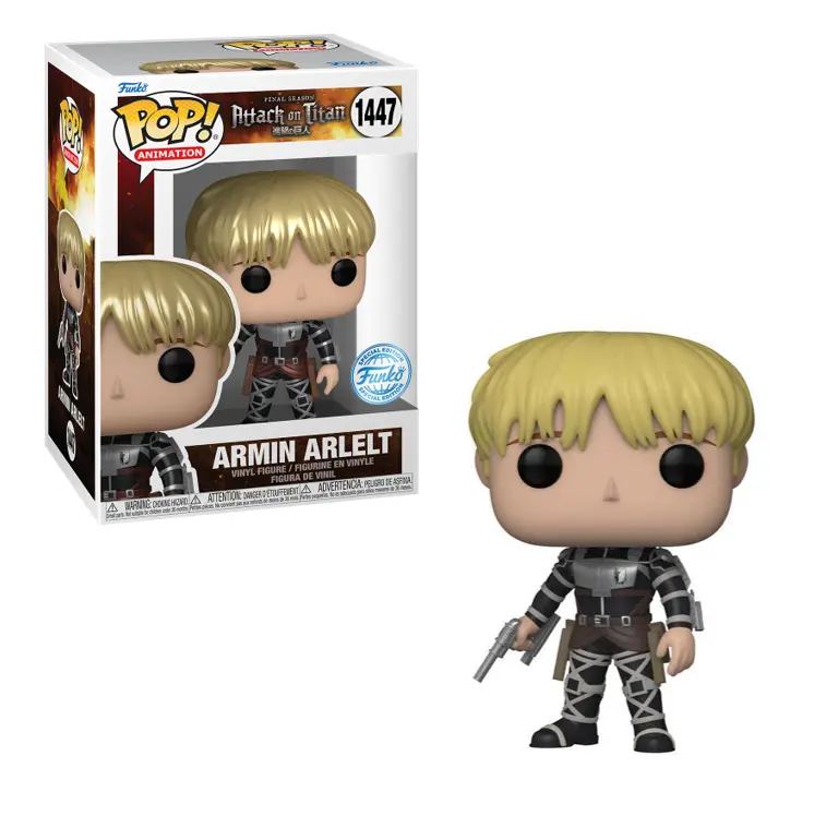 FUNKO POP - Attack on Titan #1447 Armin Arlelt - Vinyl Figur NEU