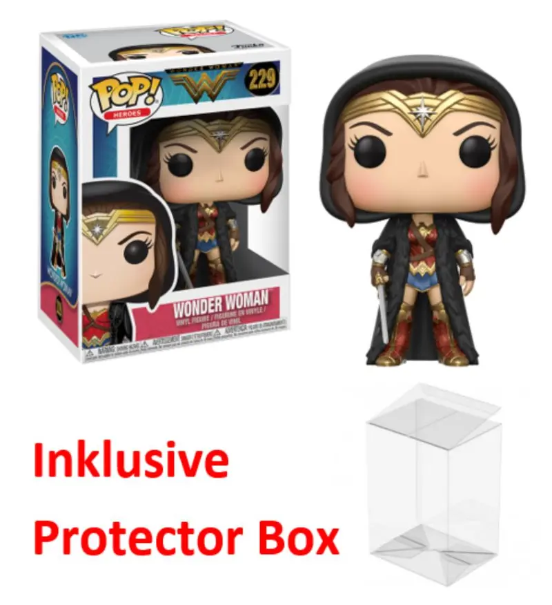 FUNKO POP DC #229 Wonder Woman Vinyl Figur NEU sealed + Protector Box
