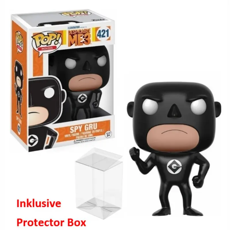 FUNKO POP Despicable Me 3 / Minions #421 Spy Gru Figur sealed + Protector Box