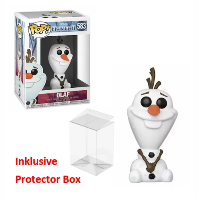 FUNKO POP Disney Frozen II #583 Olaf Vinyl Figur Protector Box