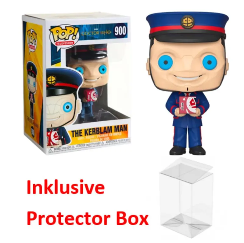 FUNKO POP Doctor Who #900 The Kerblam Man Vinyl Figur sealed + Protector Box